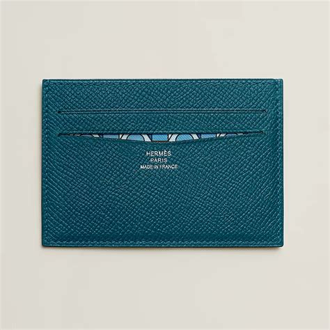 hermes twill card holder